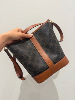 Authentic Small Celine bucket bag
