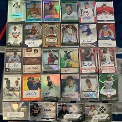 Autograph MLB Baseball Cards Signed