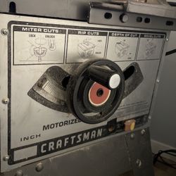 Craftsman Table Saw