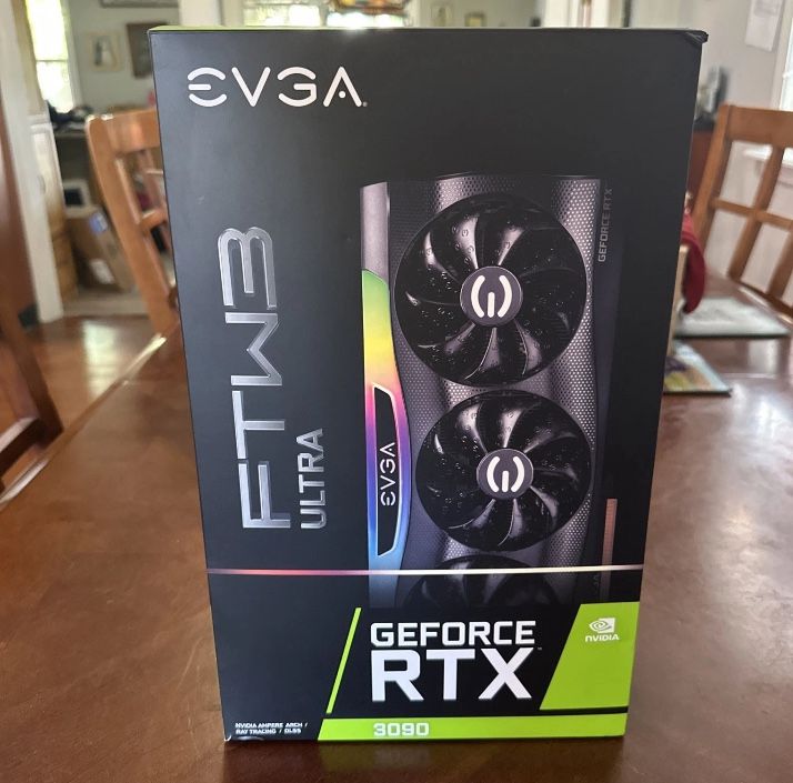 EVGA FTW3 Ultra GeForce RTX 3090 Graphics Card w/ Original Packaging