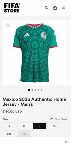 Mexico 2026 home jerseys