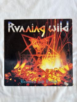 Running Wild Branded and Exiled LP Vinyl 12 inch Record combat heavy metal DMM