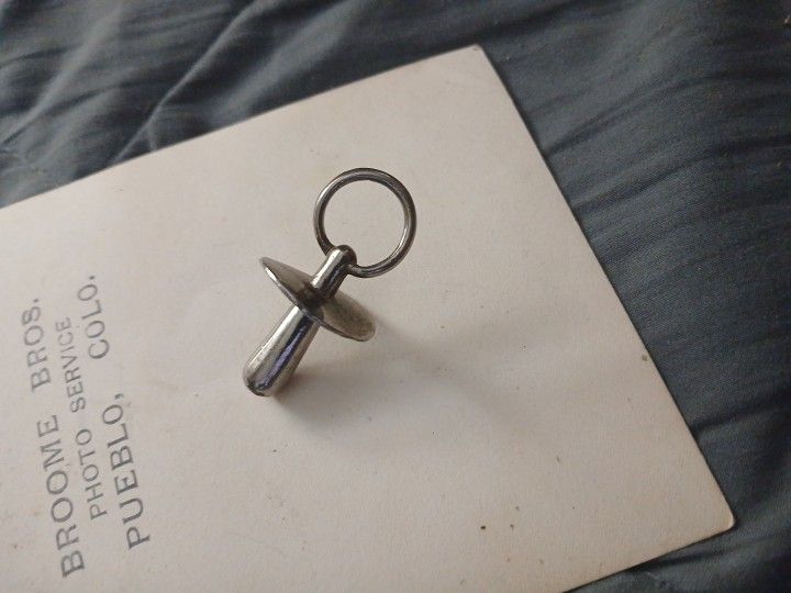 Sterling Silver 9.25 Baby Pacifier 
