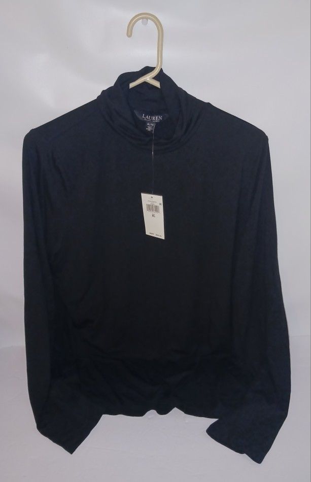 Ralph Lauren Black Long Sleeve Shirt XL New With Tag