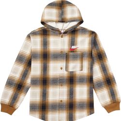 Supreme Nike Plaid Hooded Sweatshirt 