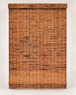 Brown/ Mahogany bamboo shade 51.5 x 72