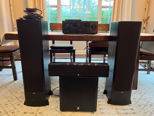 Pioneer Elite VSX-44 Receiver With Boston acoustic Speakers (lower Price!)