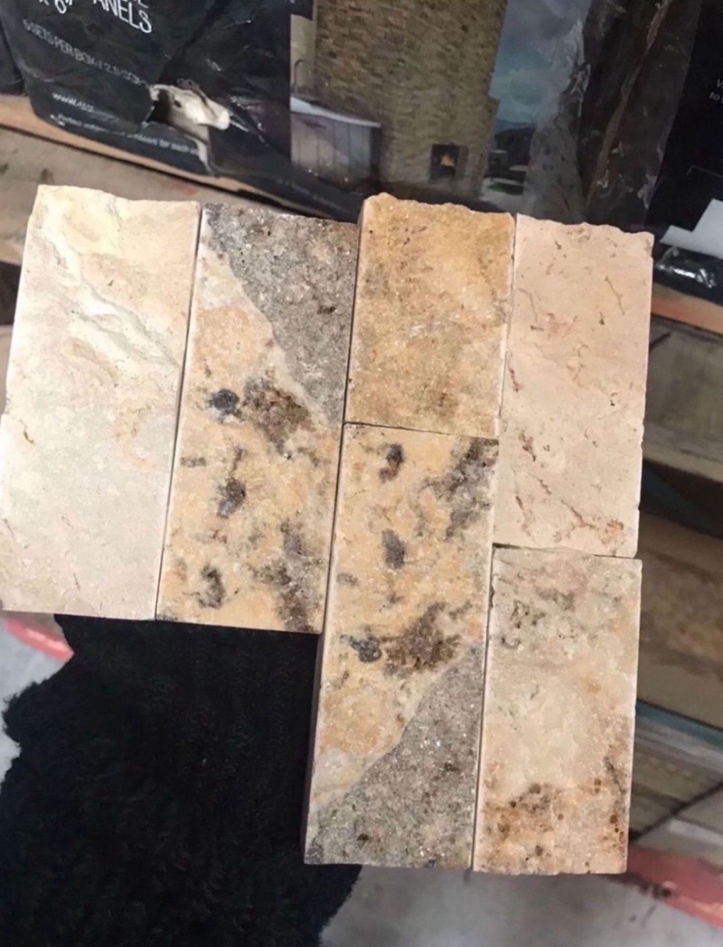 MSI Picasso Ledger Corner 6 in. x 6 in. Natural Travertine Wall Tile