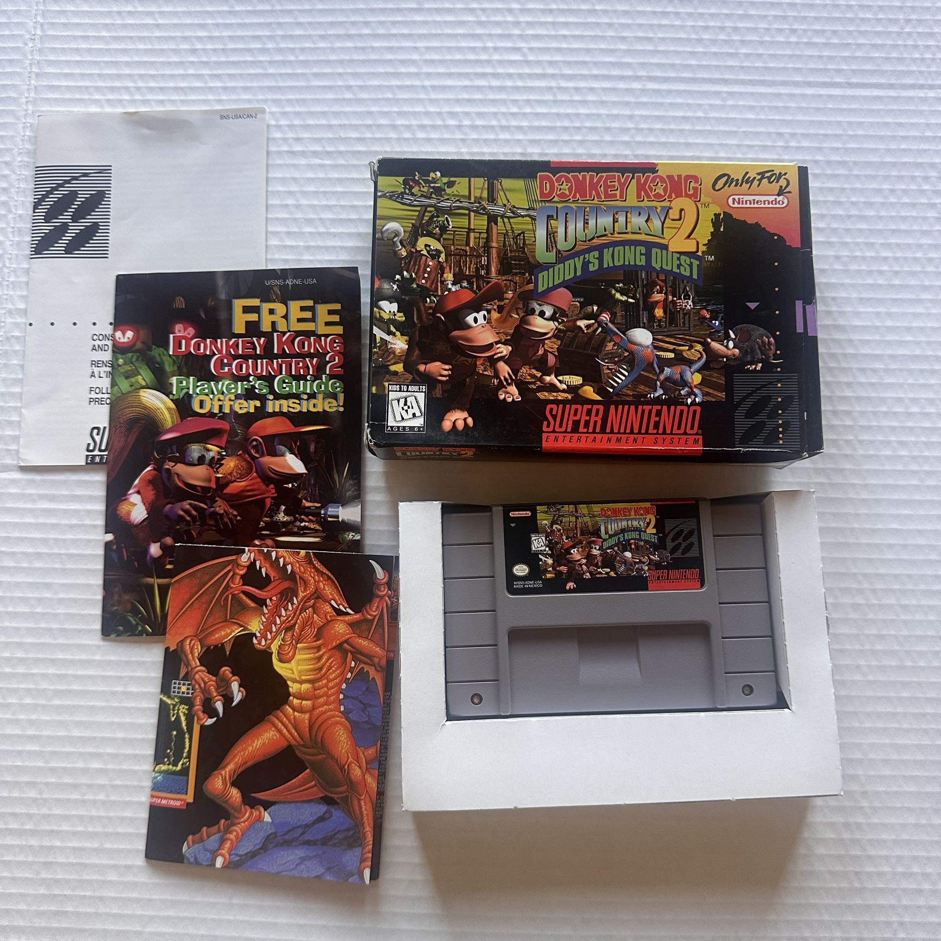 Donkey Kong Country 2 Super Nintendo