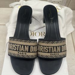 Authentic Christian Dior Dway Heeled Sandal 