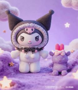 Sanrio characters Baby Angel Series Vinyl Plush Figure-KUROMI