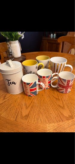 Tea Canister and Mug Set