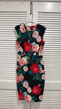 Calvin Klein Floral Sheath Dress