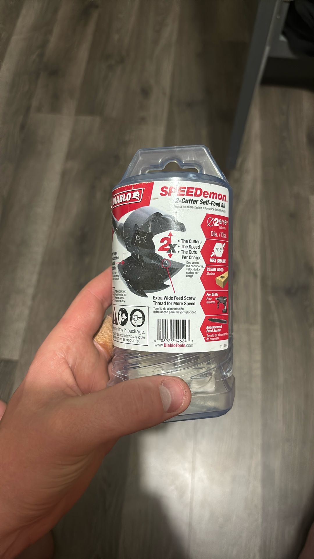 Brand New 2-9/16 Speed Demon Self Feed Bit