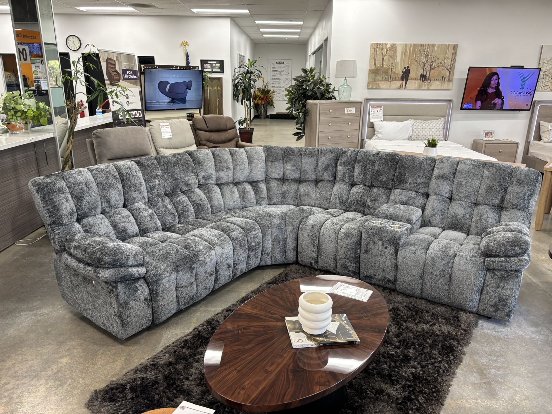 Power Motion Sectional Recliner Sofa Set