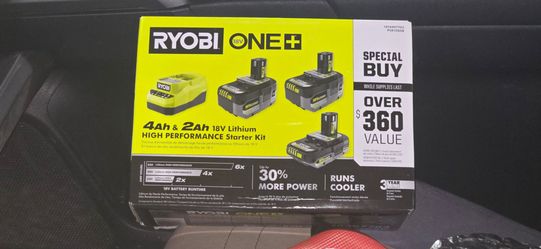 Ryobi 18V Lithium-lon HIGH PERFORMANCE
