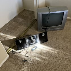 Tv and Cd Player