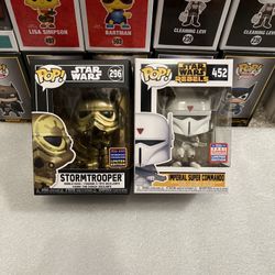 Funko Pop Star Wars storm trooper Exclusive Bundle 