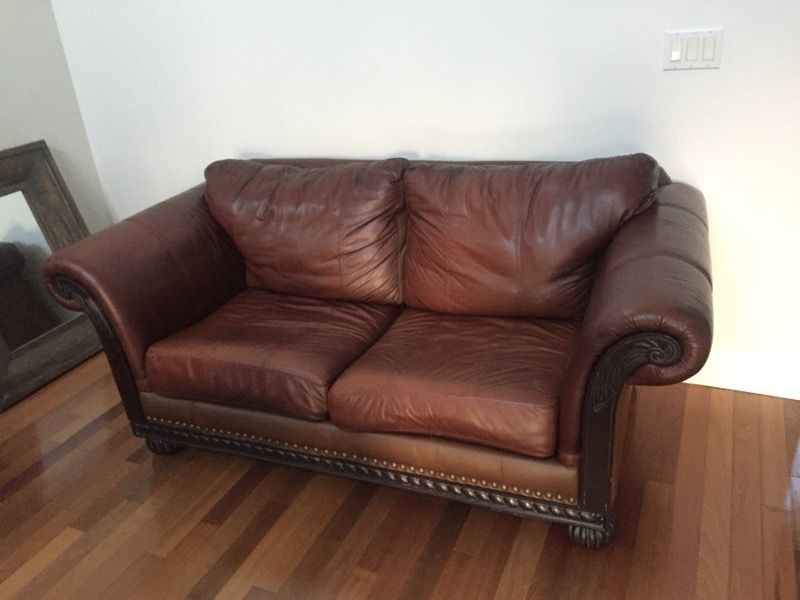 Sofa Set from Haverty’s Collezione Europa Quality Leather