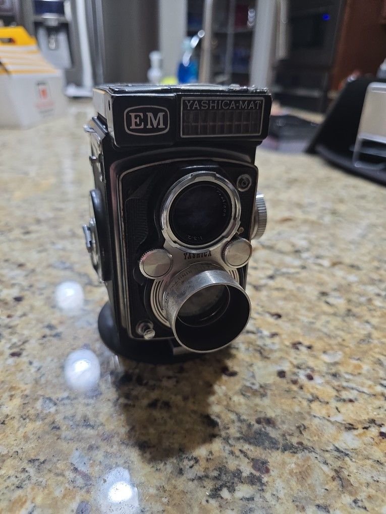 Yashica-Mat twin-lens reflex (TLR) camera
