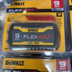 Dewalt 60v 9Ah Battery’s