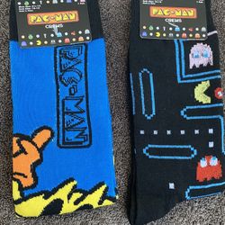PAC -MAN Crew Socks 6 1/2-12.