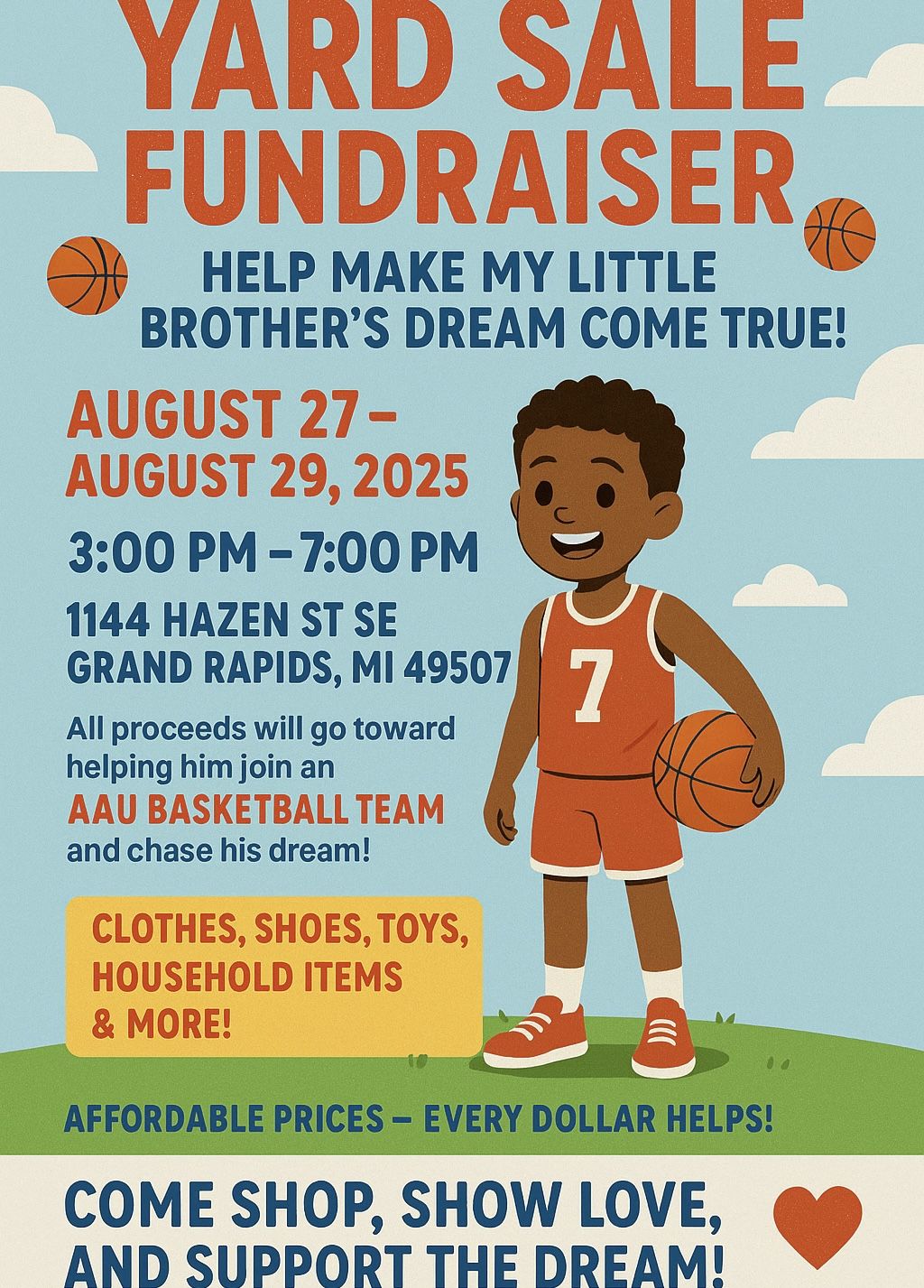 Fundraising Yard Sale