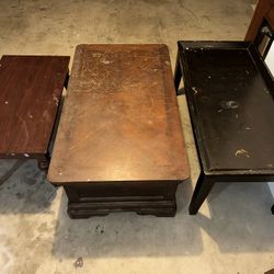 3 Different Sized Coffee Tables 