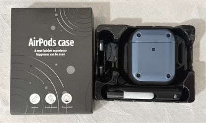 RFUNGUANGO for AirPods Case Cover (Blue)