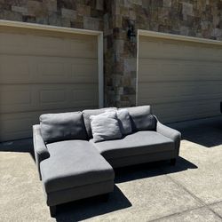 Stylish Gray Upholstered Sofas