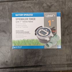 Sprinkler Timer 1 Inch Inline Valve