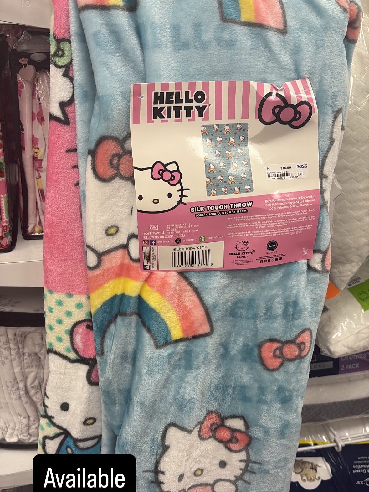 hello Kitty Blanket 