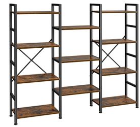 SUPERJARE Triple Bookshelf - Brand New