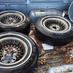 Late 60’s Cougar Rims 14’s Tire Decent 