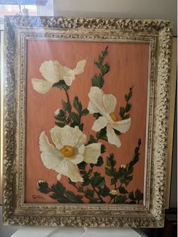 Framed painting