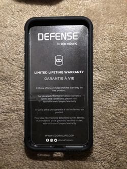 X-Doria - Defense Lux Case for Apple® iPhone® X and XS - Black leather