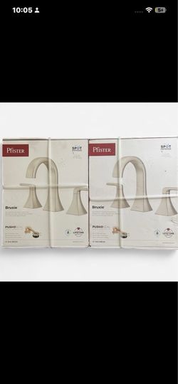 Pfister Bruxie 8" Widespread Bathroom Faucets (Set of 2) – Brand New