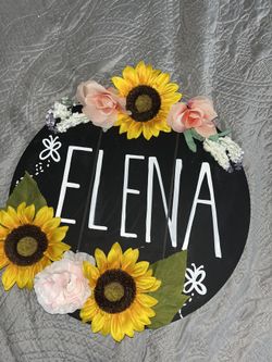 Custome Nursery Name Sign