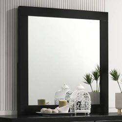 Latitude Run® Robledo Dresser Mirror Black And Gray, |