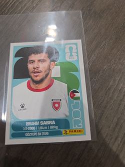 Panini FIFA Ibrahim Sabra Jordan Sticker Card