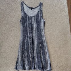 Patterned Sleeveless Dress