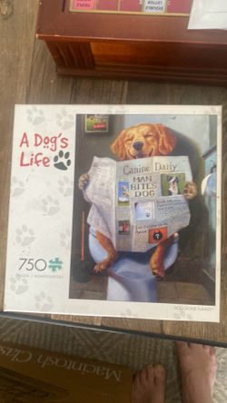 A Dogs Life Puzzle Golden Retriever