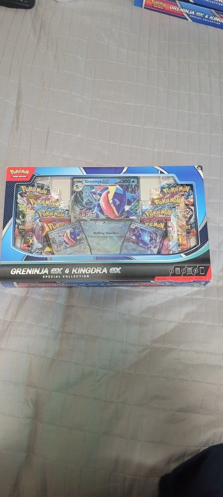 Greninja EX And Kingdra EX Special Collection Pokemon Box