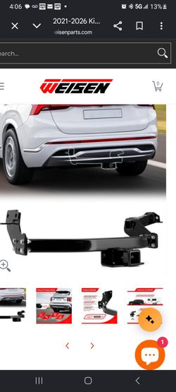 Kia Sorento/  Hyundai Santa Fe trailer hitch