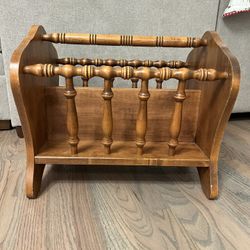 Antique Ethan Allen Magazine Rack
