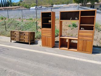 Free dresser and entertainment center