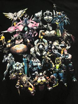 Overwatch Blizzard JINX Black T-Shirt Large