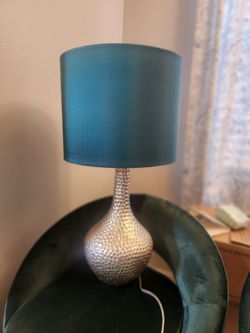 Teal lamp