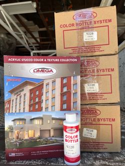 Acrylic stucco color viles
