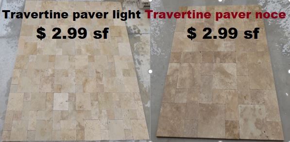 TRAVERTINE PAVERS BLOWOUT SALE
